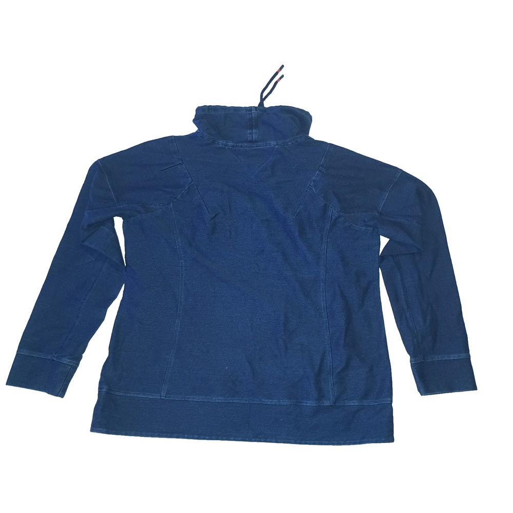 Tommy Hilfiger Men’s Blue Pullover Hoodie Size L M002 - Picture 3 of 8